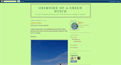 Desktop Screenshot of greenbookofshadows.blogspot.com