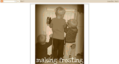 Desktop Screenshot of makingfrosting.blogspot.com