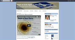 Desktop Screenshot of edicaodeaudiodigital.blogspot.com