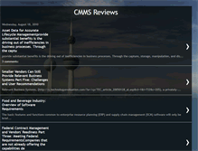 Tablet Screenshot of cmms-reviews.blogspot.com