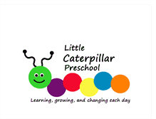 Tablet Screenshot of littlecaterpillarpreschool.blogspot.com