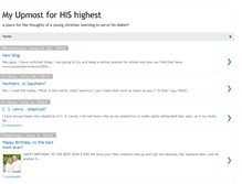 Tablet Screenshot of myupmostforhishighest.blogspot.com