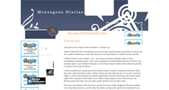 Desktop Screenshot of mensagens-diarias.blogspot.com