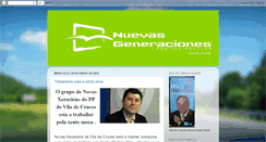 Desktop Screenshot of novasxeracionsviladecruces.blogspot.com