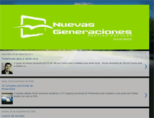 Tablet Screenshot of novasxeracionsviladecruces.blogspot.com