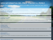 Tablet Screenshot of profesorfreddyperez.blogspot.com