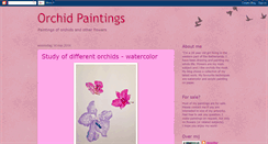 Desktop Screenshot of orchidpainting.blogspot.com