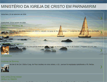Tablet Screenshot of ministeriodeparnamirim.blogspot.com