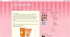 Desktop Screenshot of calzinhapink.blogspot.com