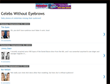 Tablet Screenshot of celebswithouteyebrows.blogspot.com
