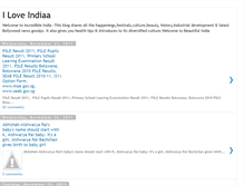 Tablet Screenshot of iloveindiaa.blogspot.com
