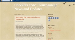 Desktop Screenshot of checkers2010.blogspot.com