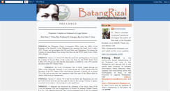 Desktop Screenshot of batangrizal.blogspot.com