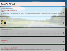 Tablet Screenshot of anjulisworld.blogspot.com