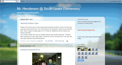 Desktop Screenshot of jhenderson-southleakeelementary.blogspot.com