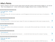 Tablet Screenshot of mikespoints.blogspot.com