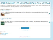 Tablet Screenshot of cumearticulos-noticias.blogspot.com