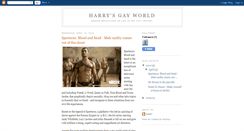 Desktop Screenshot of harrysgayworld.blogspot.com