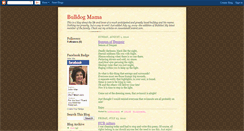 Desktop Screenshot of bulldogmama.blogspot.com