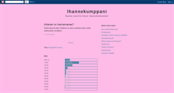 Desktop Screenshot of ihannekumppani.blogspot.com