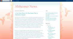 Desktop Screenshot of alzheimertreatmentnews.blogspot.com