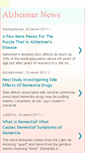 Mobile Screenshot of alzheimertreatmentnews.blogspot.com