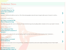Tablet Screenshot of alzheimertreatmentnews.blogspot.com