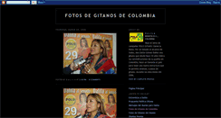 Desktop Screenshot of fotosgitanoscolombia.blogspot.com