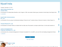 Tablet Screenshot of mycellindia.blogspot.com