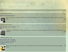 Tablet Screenshot of manakalita.blogspot.com