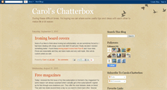 Desktop Screenshot of carols-chatterbox.blogspot.com