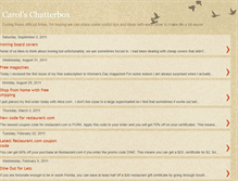 Tablet Screenshot of carols-chatterbox.blogspot.com