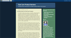Desktop Screenshot of footproductreviews.blogspot.com