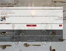 Tablet Screenshot of dinnerwithjack.blogspot.com