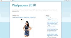 Desktop Screenshot of latest-wallpapers-2010.blogspot.com