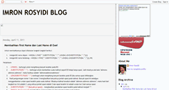 Desktop Screenshot of imronweb.blogspot.com