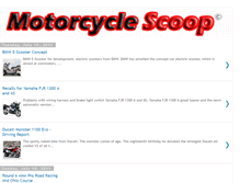 Tablet Screenshot of motorcycle-scoop.blogspot.com