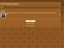 Tablet Screenshot of profkparker.blogspot.com