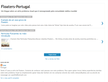 Tablet Screenshot of floatersportugal.blogspot.com