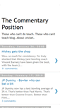 Mobile Screenshot of commentaryposition.blogspot.com