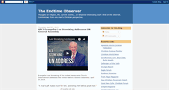 Desktop Screenshot of endtimeobserver.blogspot.com