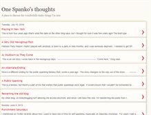 Tablet Screenshot of onespankosthoughts.blogspot.com