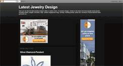 Desktop Screenshot of latestjewelrydesign.blogspot.com