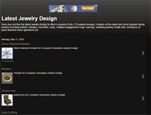 Tablet Screenshot of latestjewelrydesign.blogspot.com