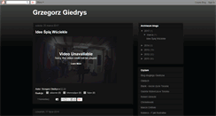 Desktop Screenshot of grzegorzgiedrys.blogspot.com