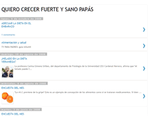 Tablet Screenshot of creciendosano.blogspot.com