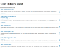 Tablet Screenshot of 5teeth-whitening.blogspot.com