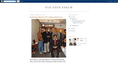 Desktop Screenshot of fijiopenforum.blogspot.com