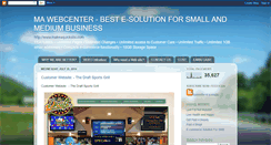 Desktop Screenshot of mawebcenter.blogspot.com