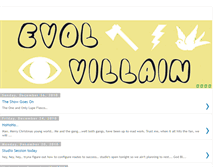 Tablet Screenshot of evolvillain.blogspot.com